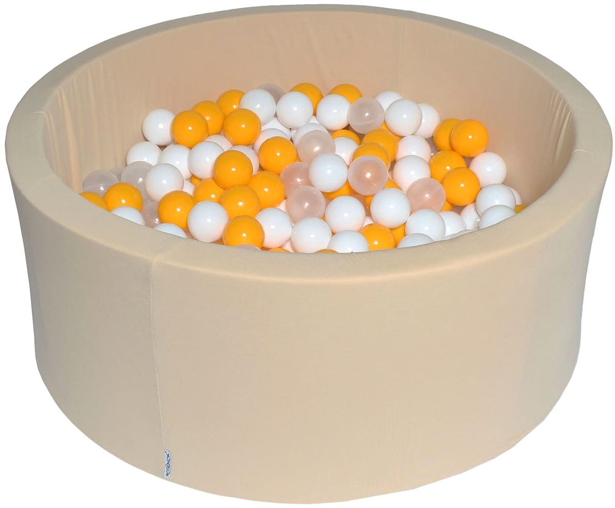 Сухой бассейн с шариками HOTENOK Ванильные лучики - 200 штук