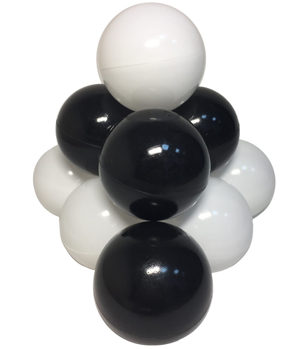 Комплект шариков для сухого бассейна HOTENOK Ретро контраст - 50 штук