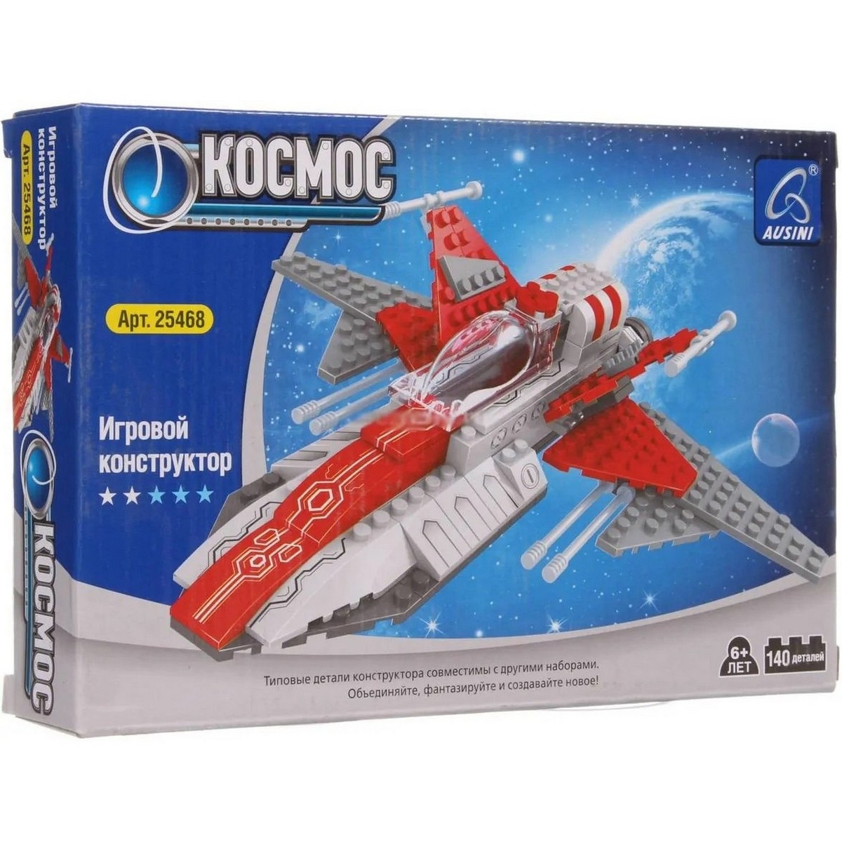 Фото Конструктор Ausini Космос - 140 деталей