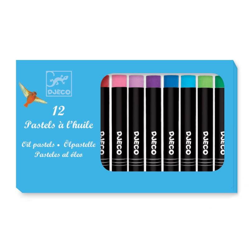 Набор пастельных карандашей DJECO 12 классических цветов