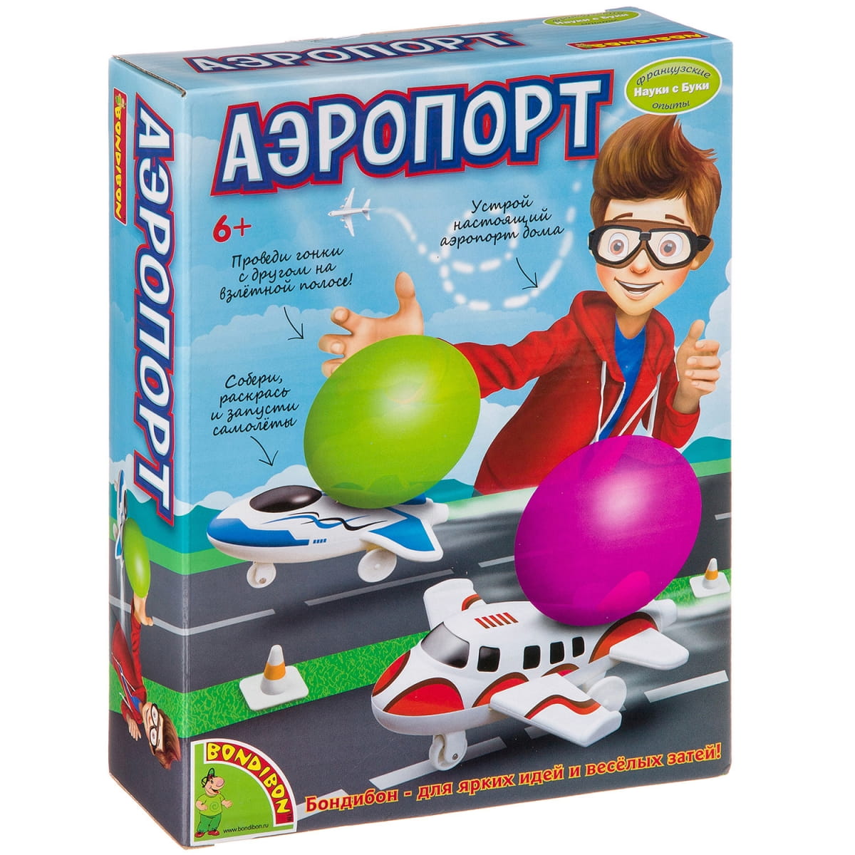 Фото Набор Bondibon Французские опыты Науки с Буки - Аэропорт