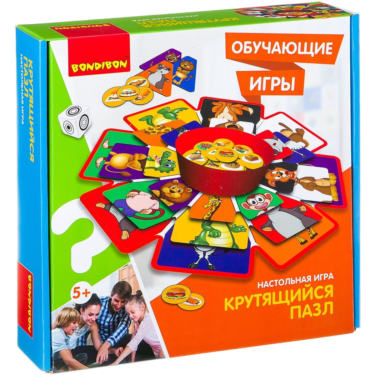Фото Настольная игра Bondibon Крутящий Пазл