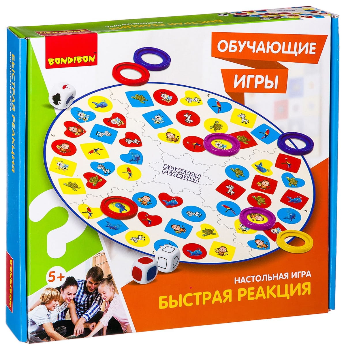 Фото Настольная игра Bondibon Быстрая реакция