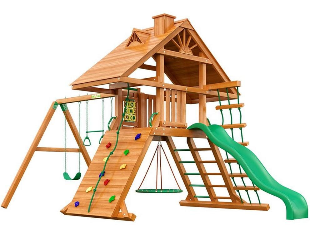 Фото Детская деревянная площадка IgraGrad Premium Крепость (дерево)