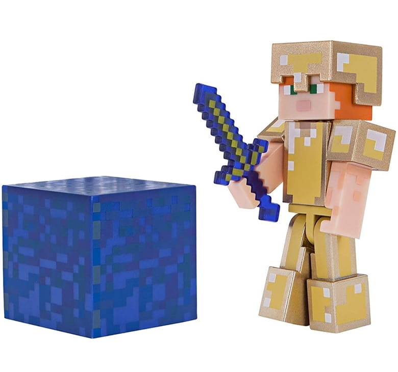   Jazwares Minecraft - Alex in Gold Armor (8 )