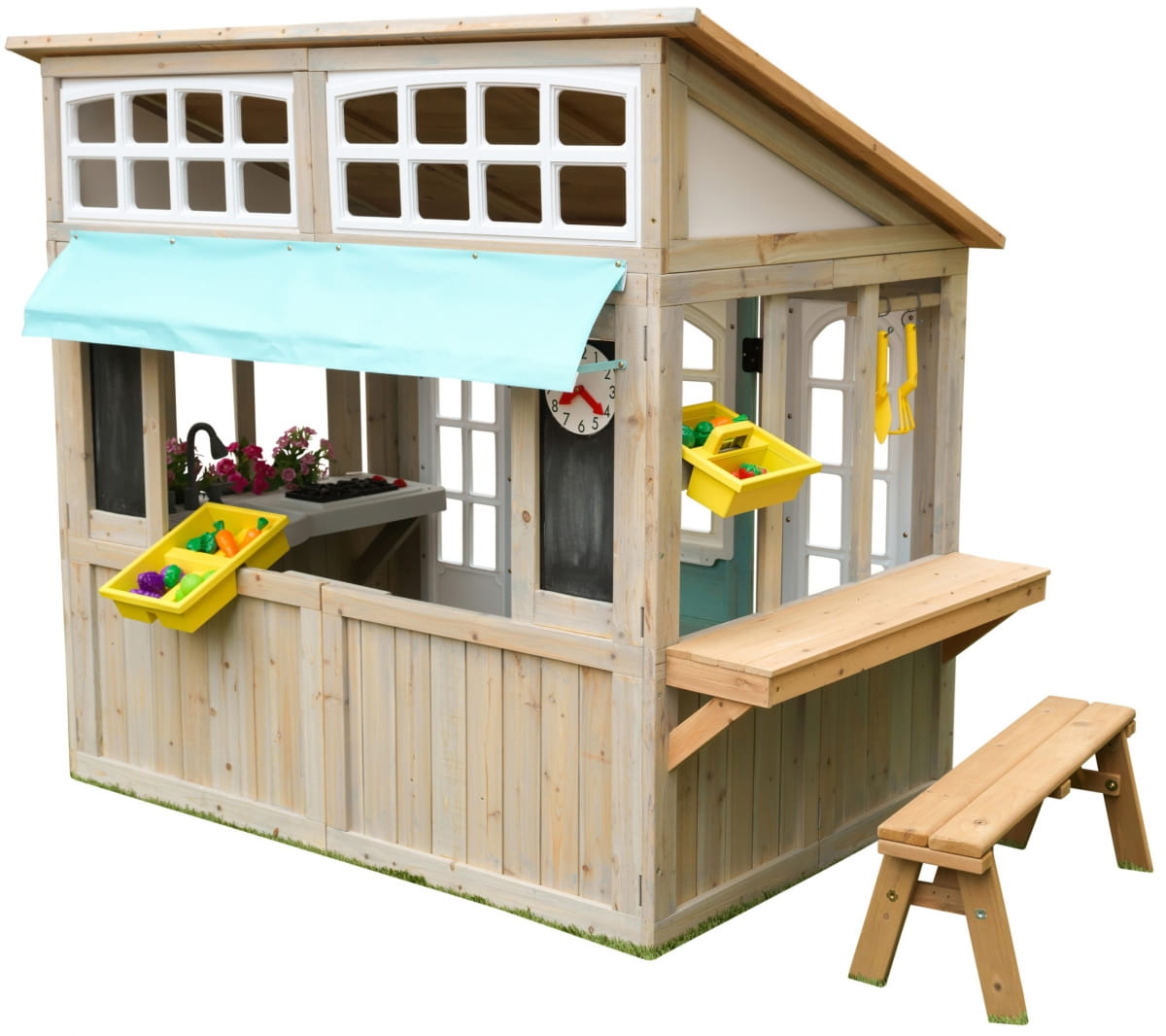 Фото Игровой домик KidKraft Загородный с кухней и садовым инвентарем