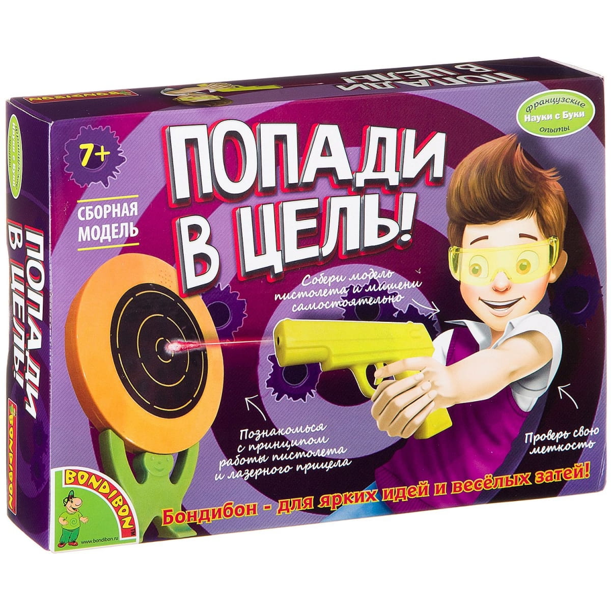Фото Набор Bondibon Французские опыты Науки с Буки - Попади в цель