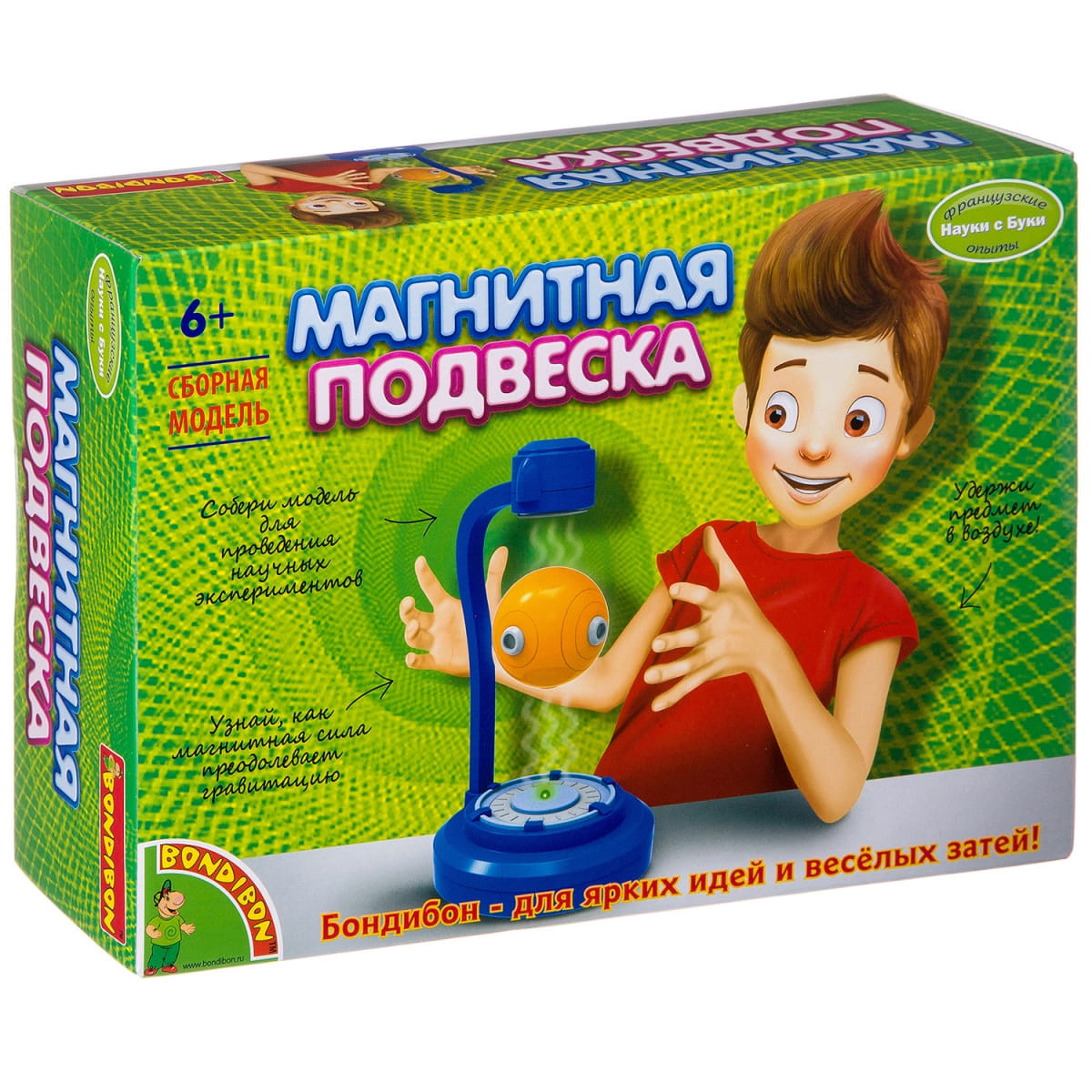Фото Набор Bondibon Французские опыты Науки с Буки - Магнитная подвеска