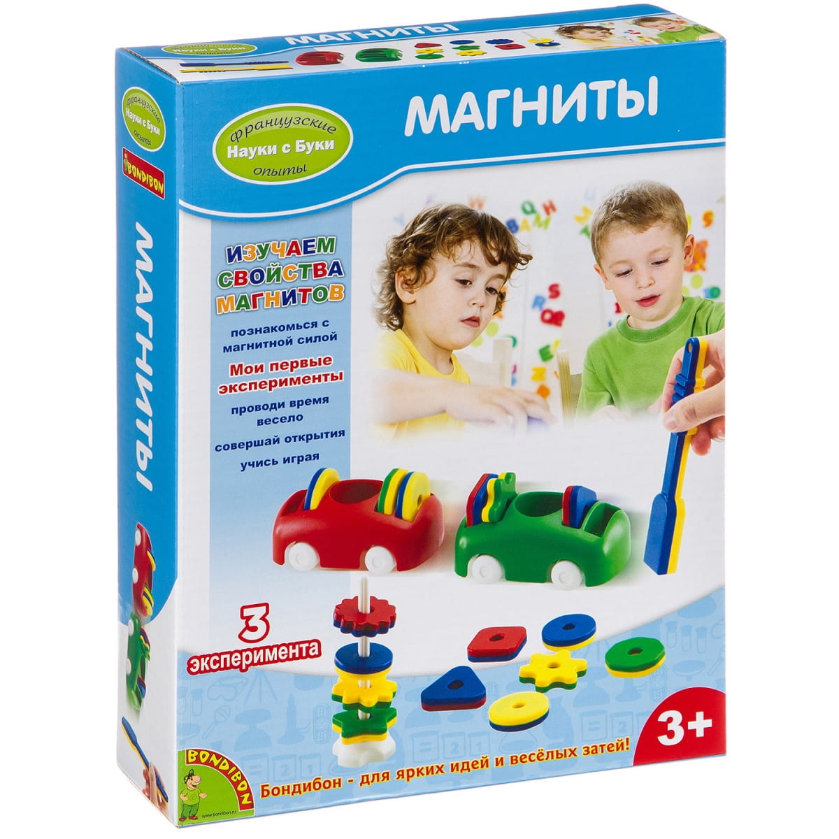 Фото Набор Bondibon Французские опыты Науки с Буки - Магниты 2