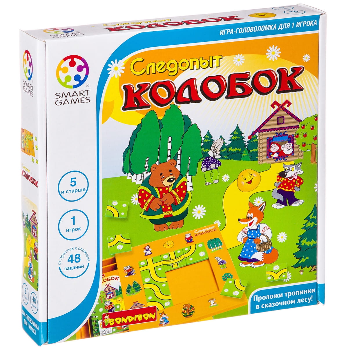 Фото Логическая игра Bondibon Следопыт Колобок