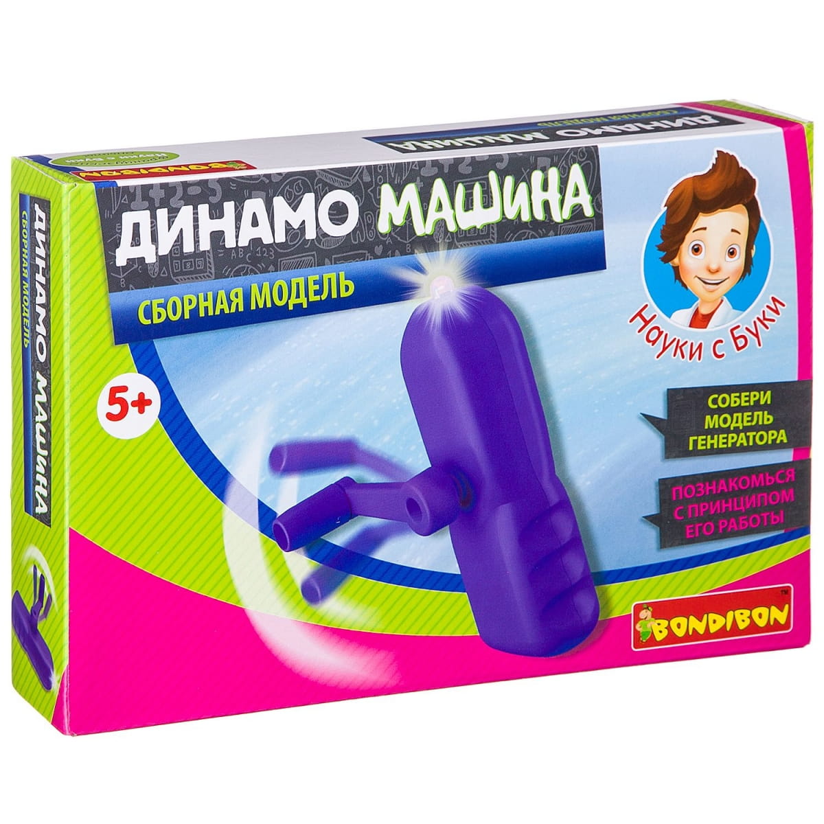 Фото Набор Bondibon Французские опыты Науки с Буки - Динамо-машина 2