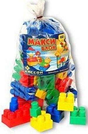 Фото Конструктор Кассон Макси блок - 60 деталей