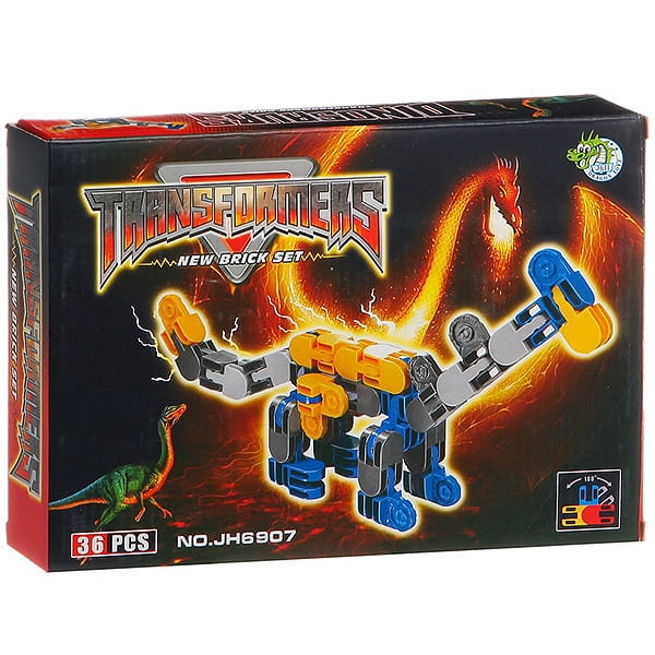 Фото Конструктор Dragon Toys Страйп Трансформер-дракон - 35 деталей