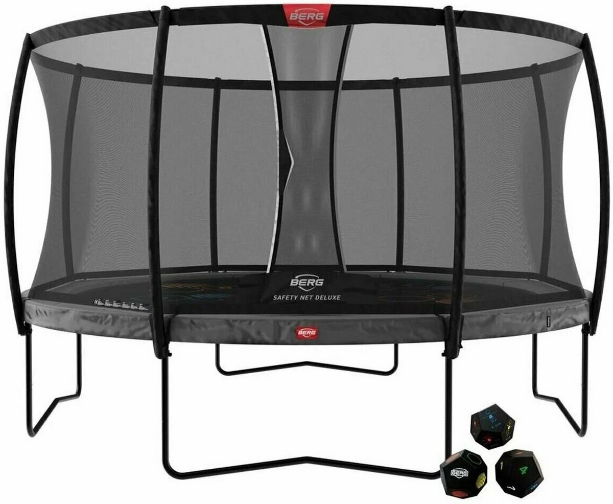 Фото Батут Berg Champion Regular с внутренней сеткой Safety Net Deluxe - 430 см (grey levels)