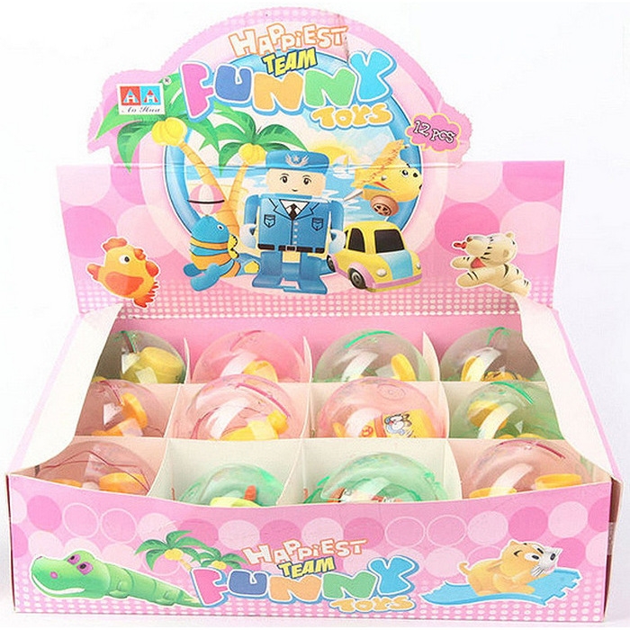 Фото Игровой набор Shenzhen Toys Заводной зверь в колбе (12 шт)