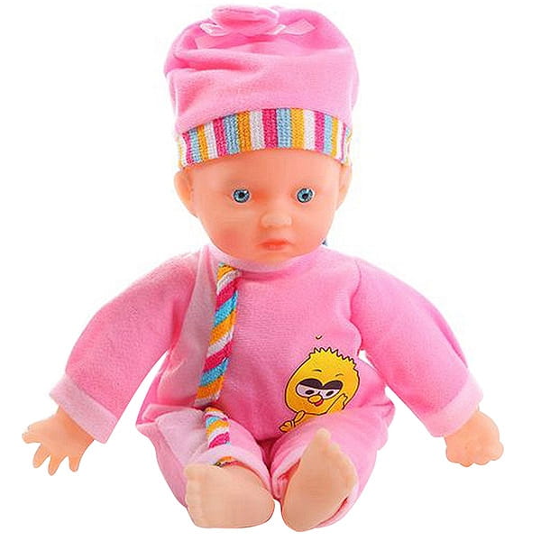 Фото Мягкий пупс Shenzhen Toys Lovely Baby (в комбезе с птичкой)