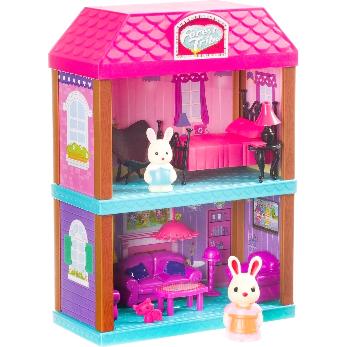 Фото Игровой набор Shenzhen Toys Forest Ttibe 2-этажный дом