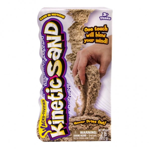 Песок для лепки KINETIC SAND - коричневый (910 грамм)