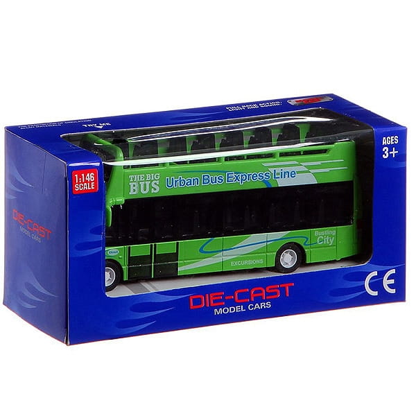 Фото Инерционный автобус Shenzhen Toys Urban Bus Express Line (1:146)