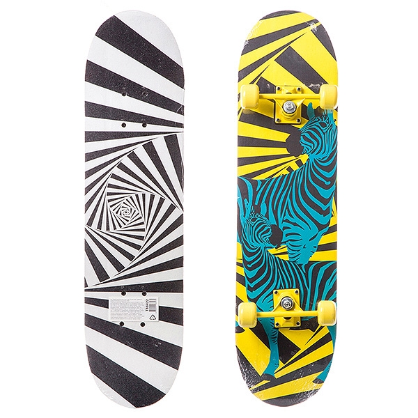 Фото Скейтборд Shenzhen Toys The best Zebra (79х20 см)