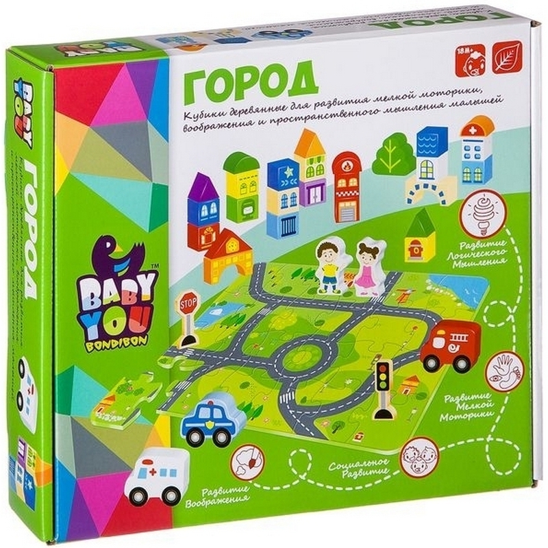 Фото Кубики Bondibon Город