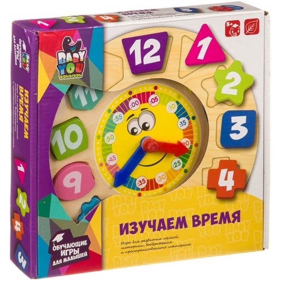 Фото Сортер Bondibon Baby You - Изучаем время