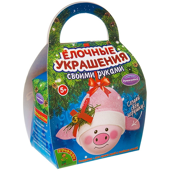 Фото Набор для творчества Bondibon Шар-подарок - Свинка