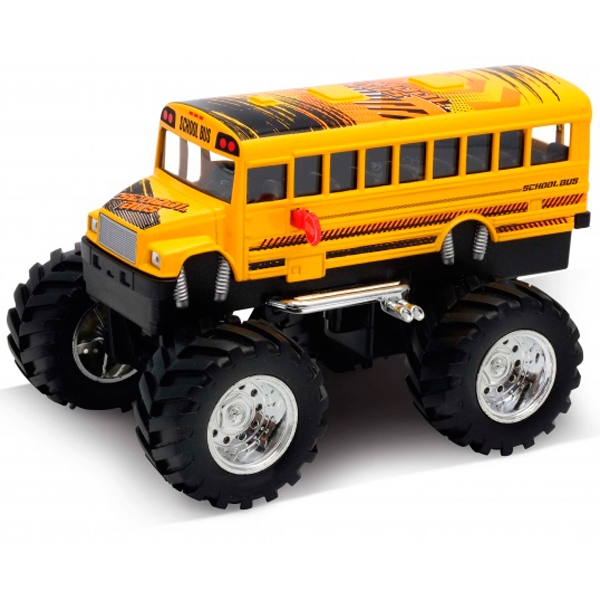   Welly School Bus Big Wheel Monster 1:34-39