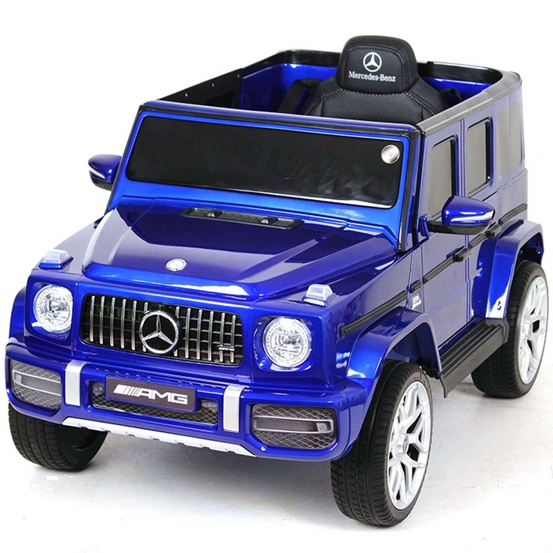 Фото Электромобиль RiverToys Mercedes-Benz G63 T999TT с дистанционным управлением - синий глянец