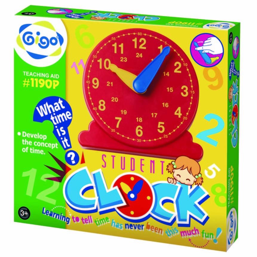 Фото Обучающий набор Gigo Маленькие часы Student clock