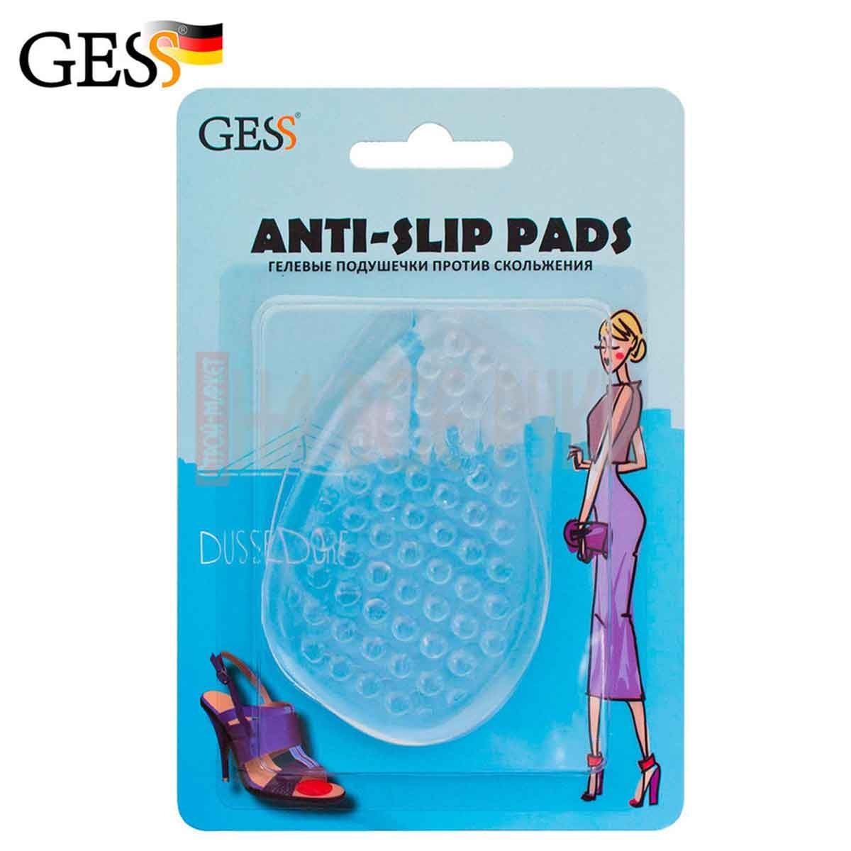 Фото Гелевые подушечки Gess Anti-Slip Pads - против скольжения