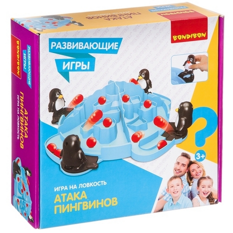 Фото Настольная игра Bondibon Атака пингвинов