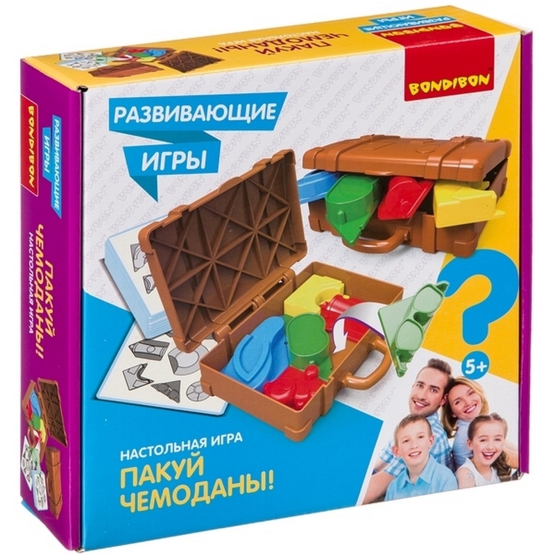 Фото Настольная игра Bondibon Пакуй чемоданы
