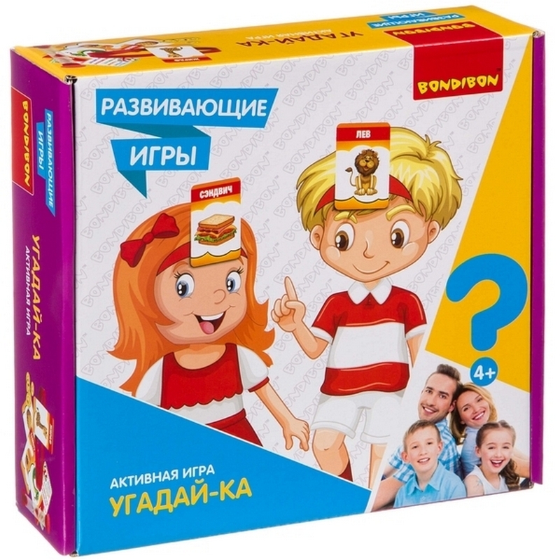 Фото Активная игра Bondibon Угадай-ка