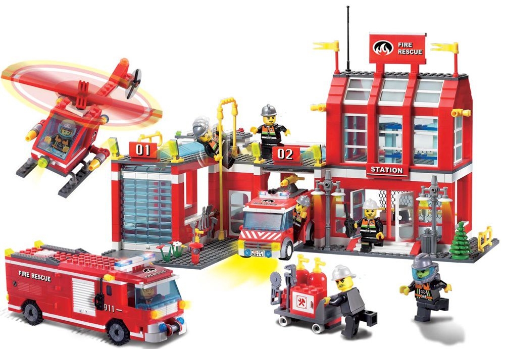   Enlighten Brick Fire Rescue 911 - 980 