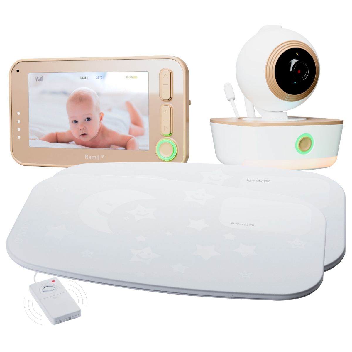 Фото Видеоняня с монитором дыхания Ramili Baby RV1300SP2