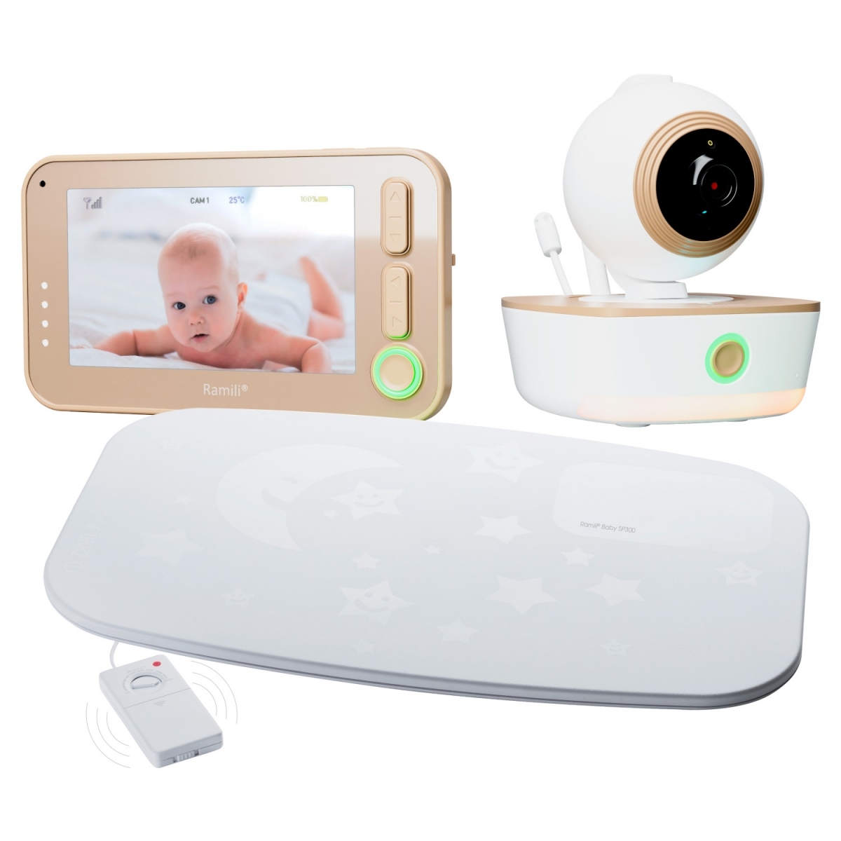 Фото Видеоняня с монитором дыхания Ramili Baby RV1300SP