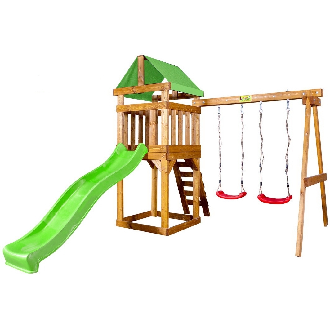 Фото Детская игровая площадка Babygarden Play 2 - светло-зеленый
