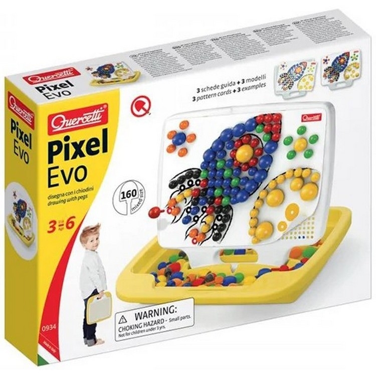 Фото Мозаика Quercetti Pixel Evo для мальчиков - 160 деталей