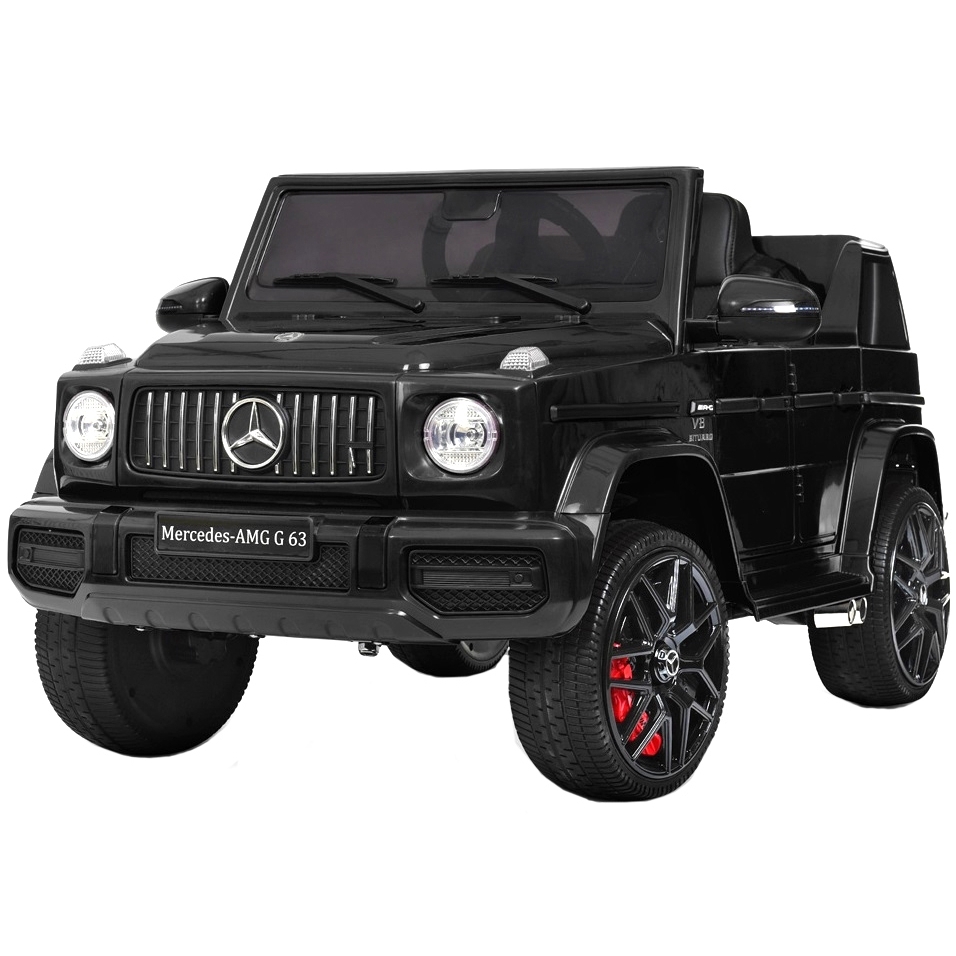 Фото Электромобиль RiverToys Mercedes-Benz G63 O777OO с дистанционным управлением - черный