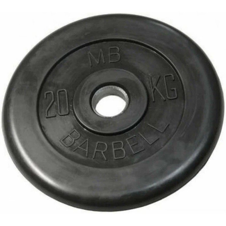 Фото Диск обрезиненный MB Barbell Plt - 20 кг