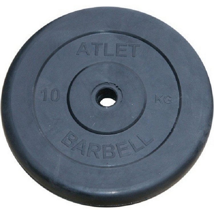 Фото Диск обрезиненный MB Barbell Atlet - 10 кг