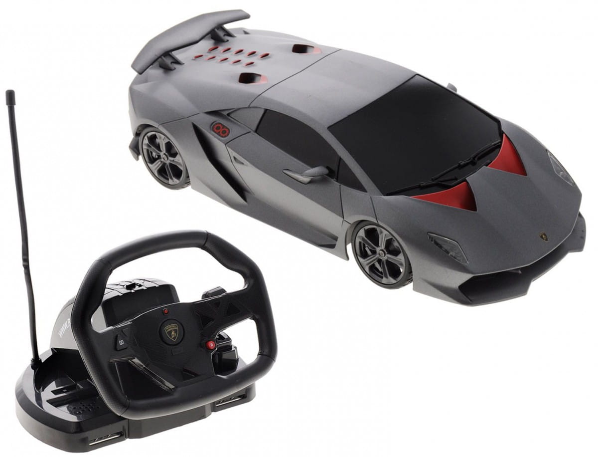 Радиоуправляемая машина RASTAR Lamborghini Sesto Elemento 1:18 (с пультом управления в виде руля)