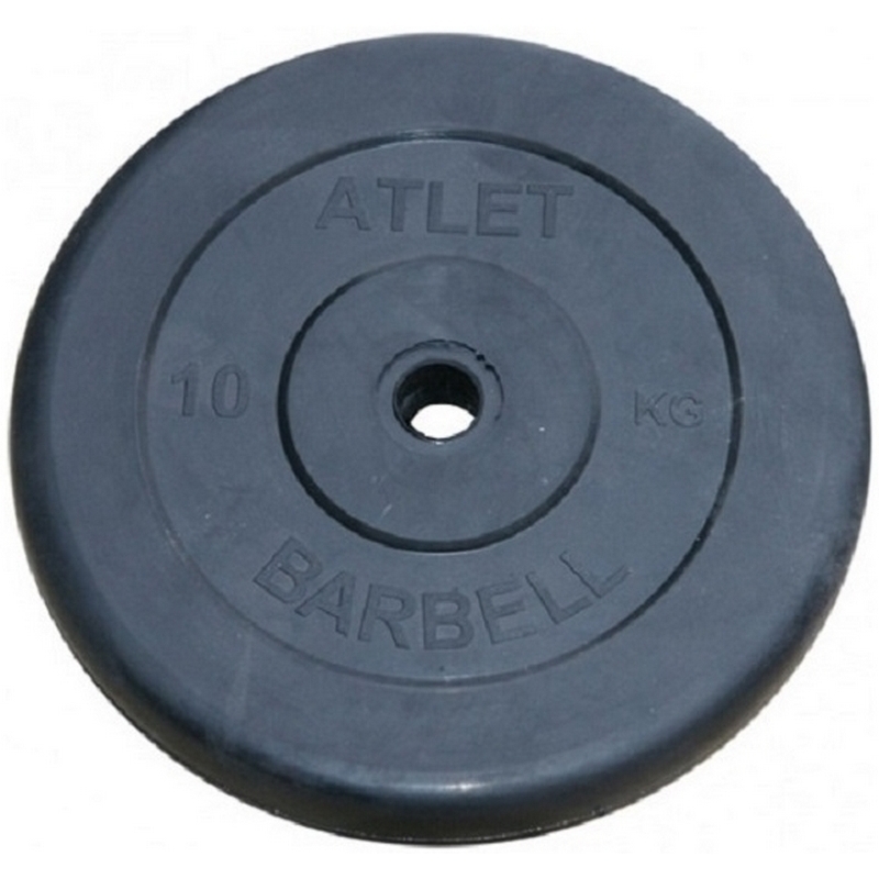 Фото Диск обрезиненный MB Barbell Atlet - 10 кг (26 мм)