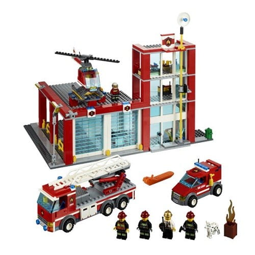 Фото Конструктор Lego City Лего Город Пожарная часть
