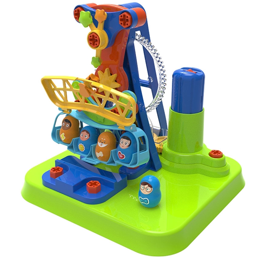 Фото Конструктор Edu-Toys Карусель - 51 деталь