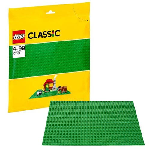 Строительная пластина зеленого цвета LEGO Classic Лего Классик