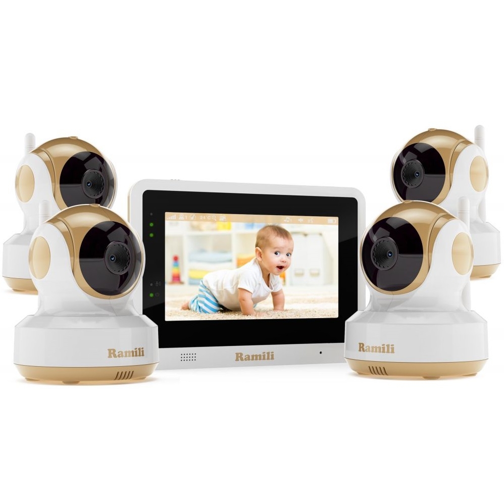 Фото Видеоняня с четырьмя камерами Ramili Baby RV1500X4