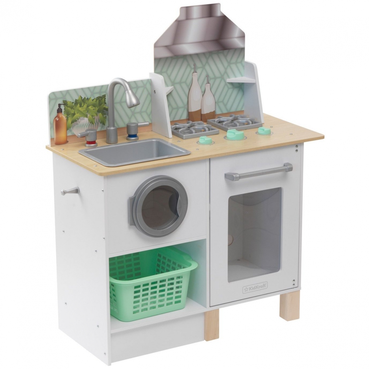 Фото Детская кухня KidKraft с прачечной