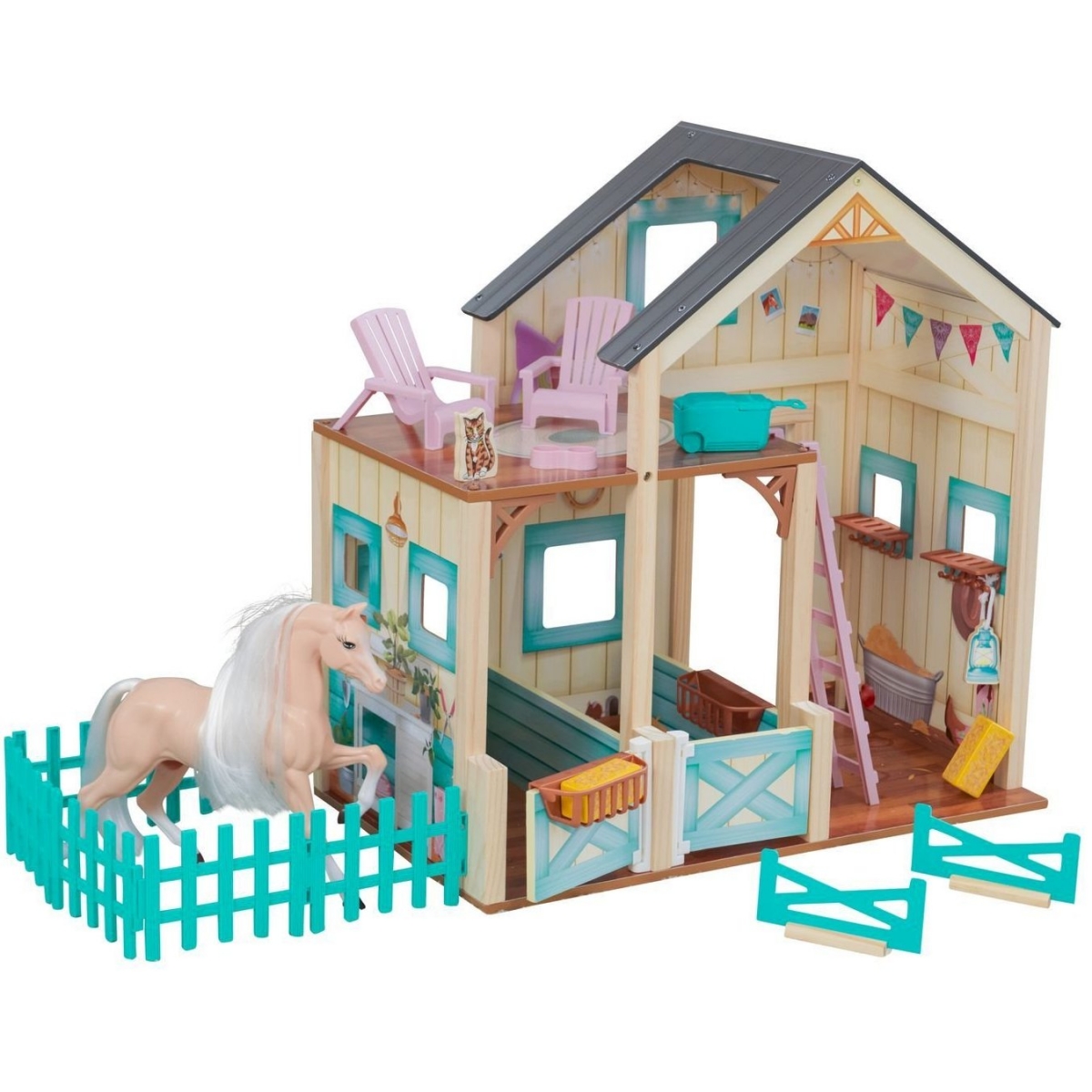 Фото Кукольный домик KidKraft Конюшня Сладкий луг